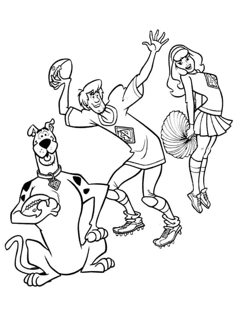 Scooby-Doo gratis te printen