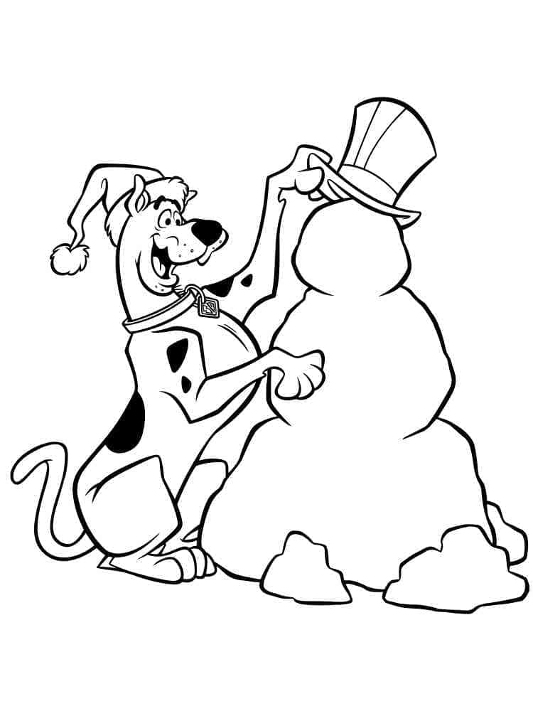 Scooby-Doo om af te drukken