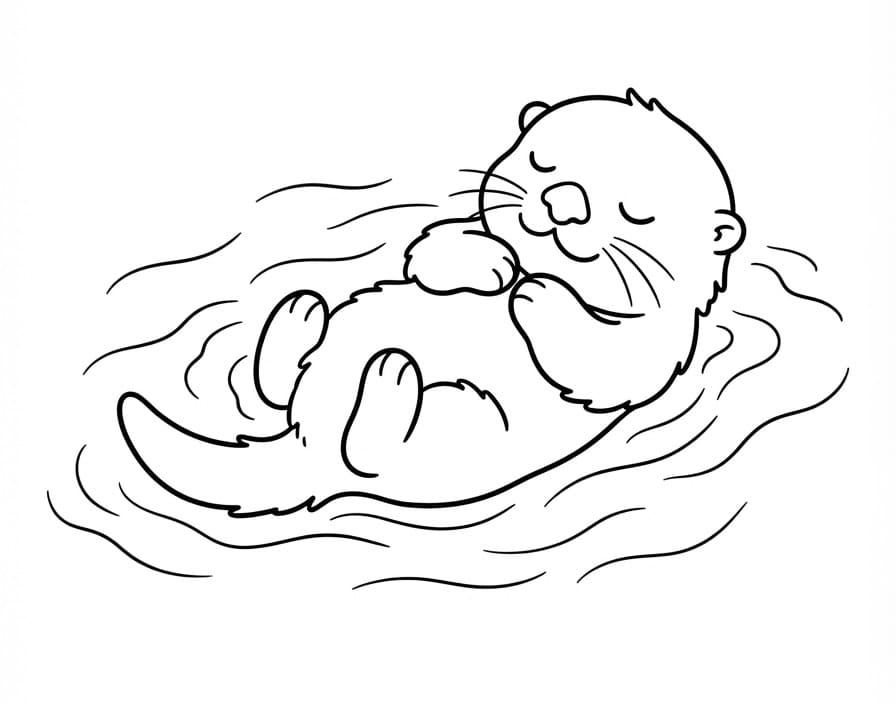 Slapende otter