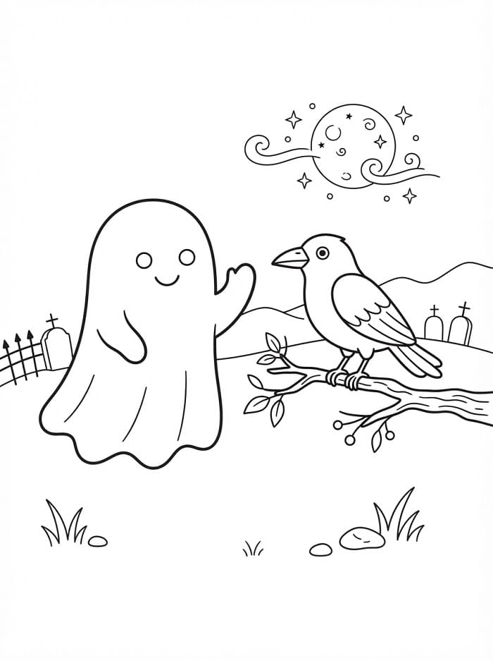 Spook en kraai