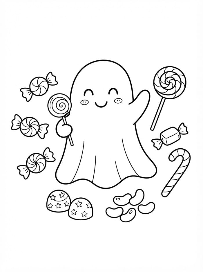 Spook en snoepjes