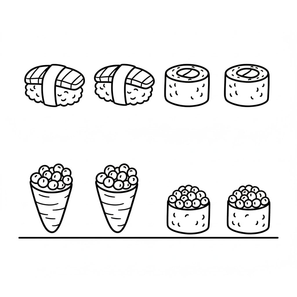 Sushi gerechten
