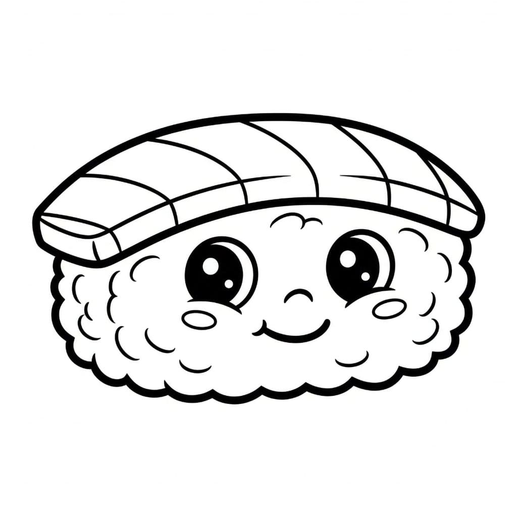 Tekenfilm sushi