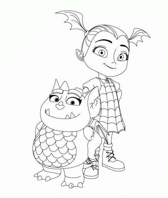 Vampirina en vriend