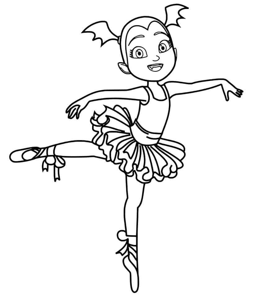 Vampirina om af te drukken