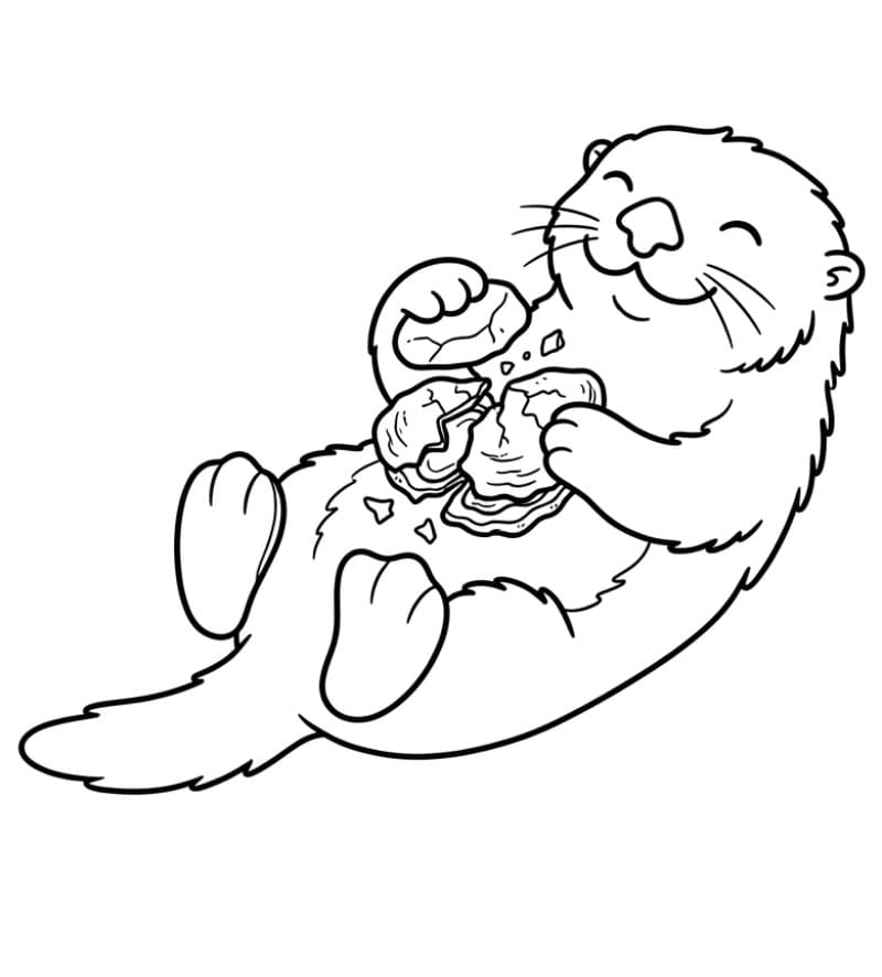 Vriendelijke otter