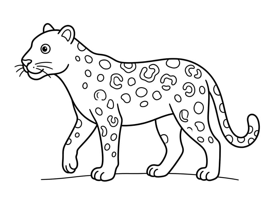 Wandelende luipaard