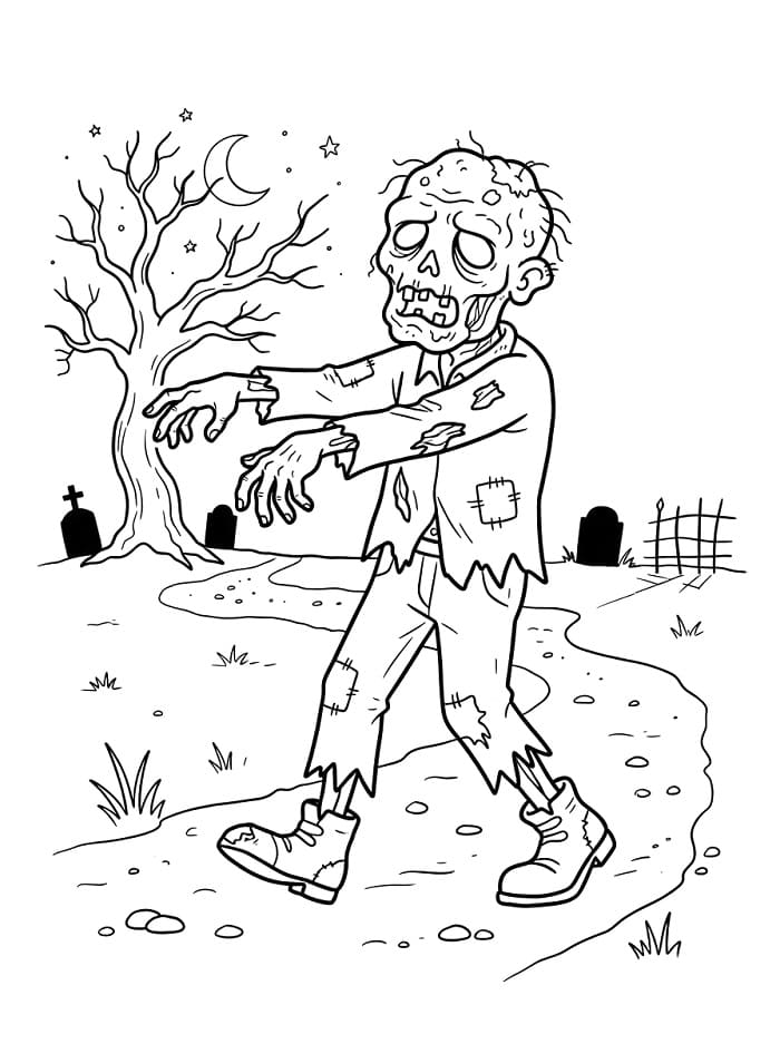 Wandelende zombie