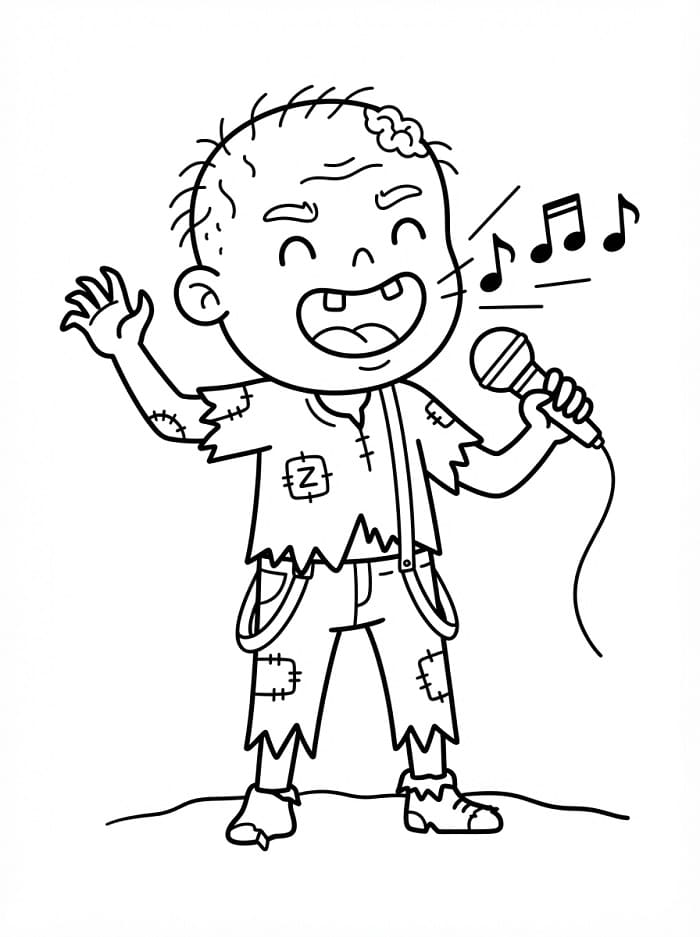 Zombie zingt