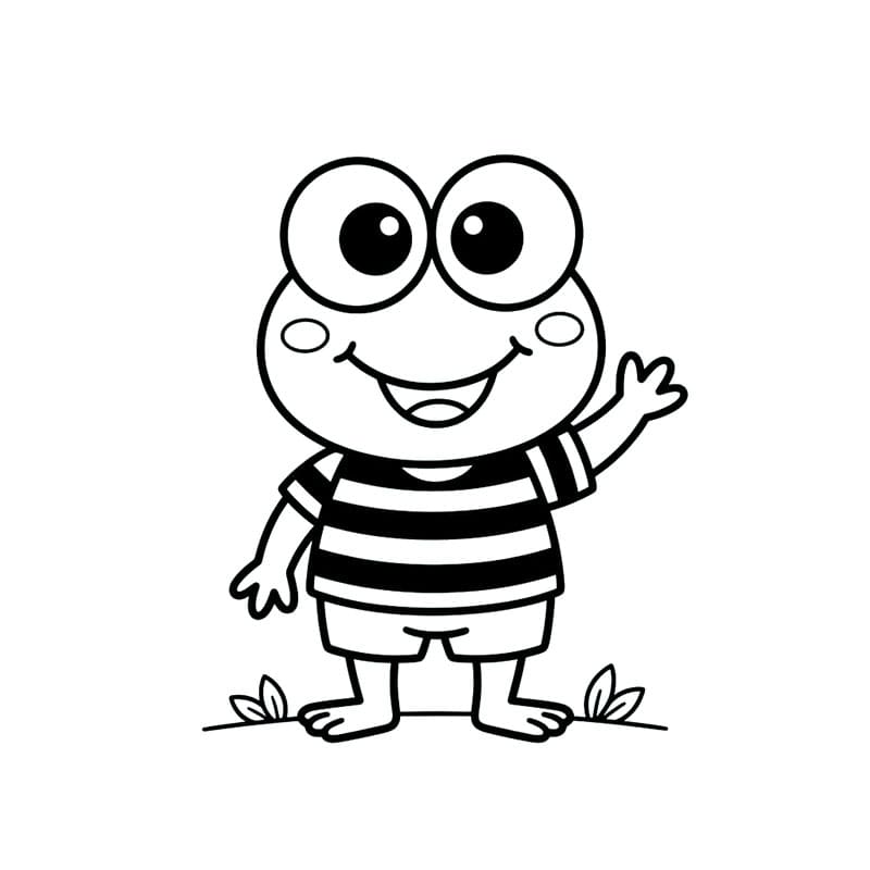 Zwaaiende Keroppi